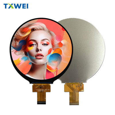 40.0인치 TFT 풀 컬러 원형 디스플레이 화면 풀 컬러 MIPI 인터페이스 TFT LCD 디스플레이 450cd/M2