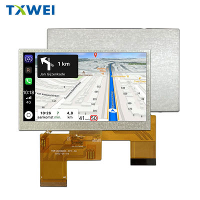 4.3-인치 800*480 RGB 1200nits 전기 차량 대시보드 디스플레이 화면 OEM ODM