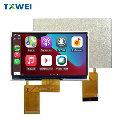 4.3인치 LCD 디스플레이 패널 480 * 272 산업 제어용 RGB 인터페이스와 함께 40pin