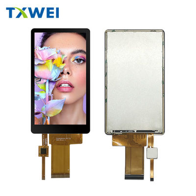 4.5인치 RGB LCD 디스플레이, 전체 시야 각도 및 수직 및 수평 화면용 40pin 용량 터치