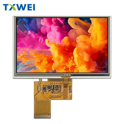 5인치 산업 제어 자동차 장착 용량 터치 스크린 RGB 인터페이스 800x480 해상도