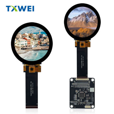 2.1-인치 480 * 480 원형 TFT LCD 디스플레이 HDMI 드라이버 보드 USART 인터페이스 시리즈 포트