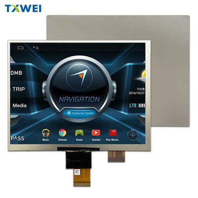 8인치 LCD 디스플레이와 350nits TFT 디스플레이 화면