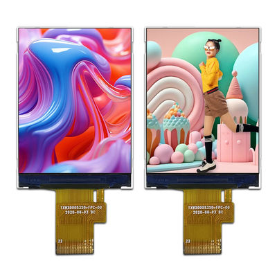 2인치 400cd/m2 MCU 인터페이스 240*320 전기 차량 기기 표시 화면