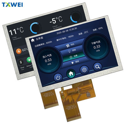 5인치 TFT LCD 화면 IPS 고 밝기 800 * 480 고화질 화면