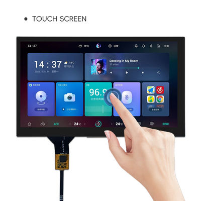 LVDS 인터페이스 7인치 TFT LCD 터치 스크린 1024x600 IPS CTP를 가진 전체 관점