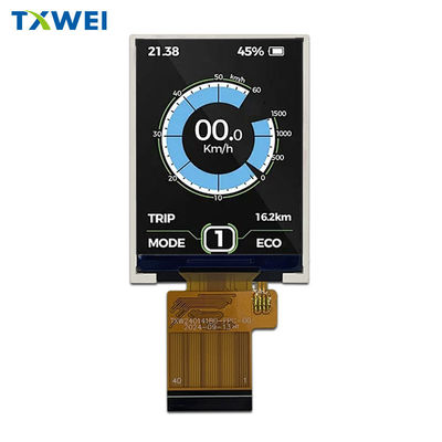 2.4인치 240*320 밝기 450cd/m2 운전 기록기 TFT LCD 디스플레이 화면