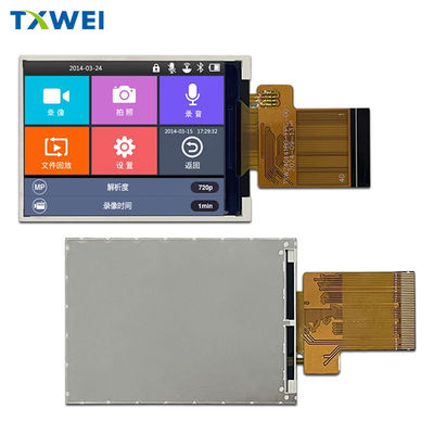 2.4인치 240x320 LCD 디스플레이 RGB 인터페이스와 함께 작은 크기 넓은 온도 범위