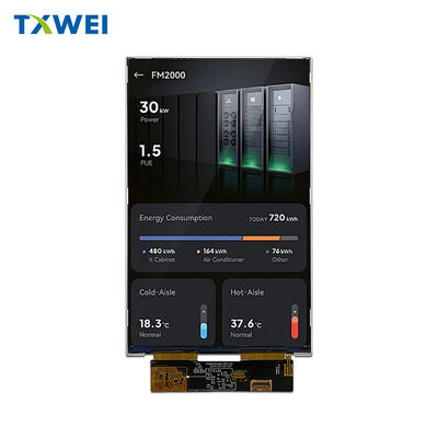 8인치 LCD 화면, 해상도 1200*1920, MIPI IPS 기술, 보안 디스플레이 및 현금 기기 디스플레이 패널에 적합